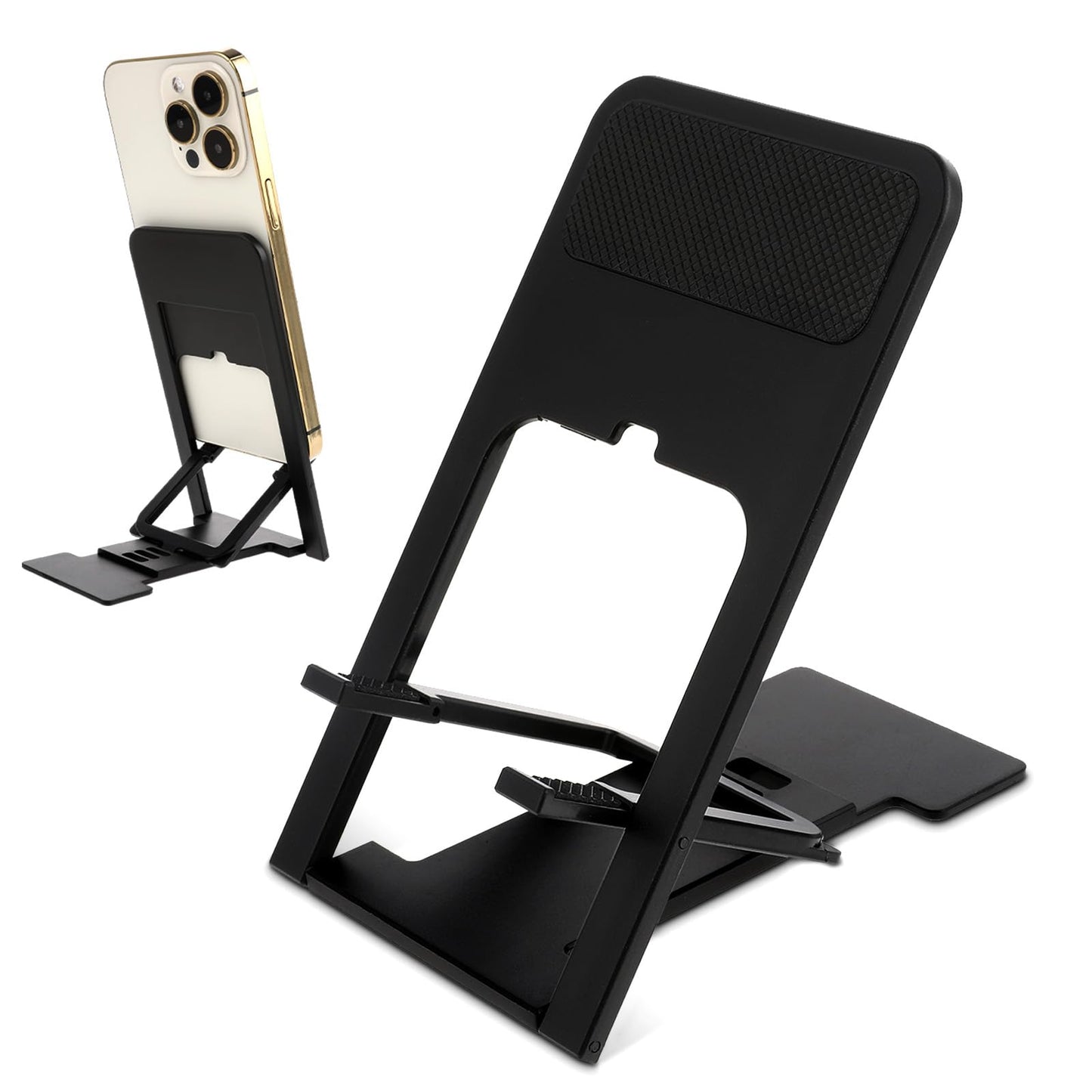 Foldable Phone Stand — 4-Angle Adjustable Desk Holder