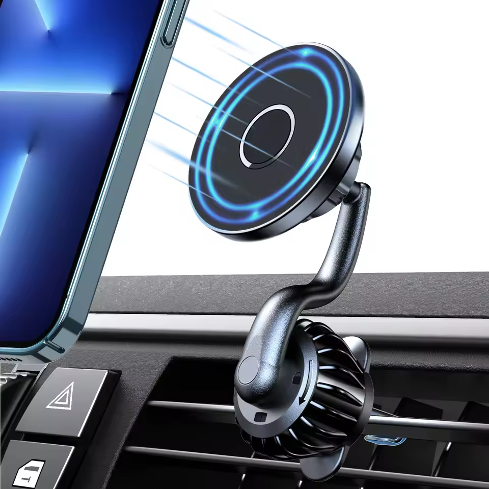Magnetic Car Phone Mount — 360° MagSafe Compatible